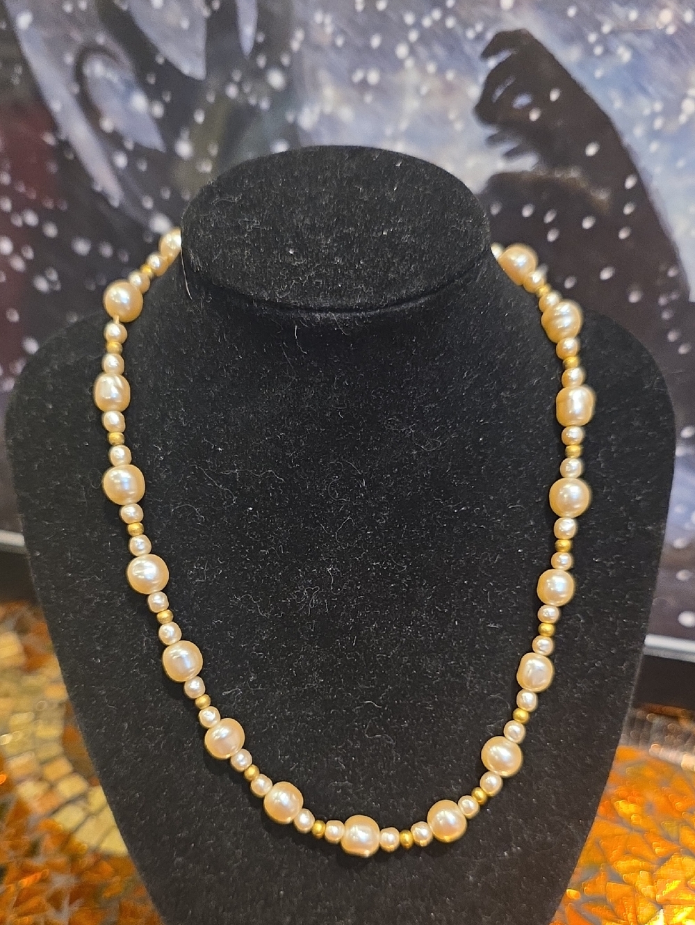 Classic Real Pearl Necklace - Women's Jewelry - Picture 1 of 6